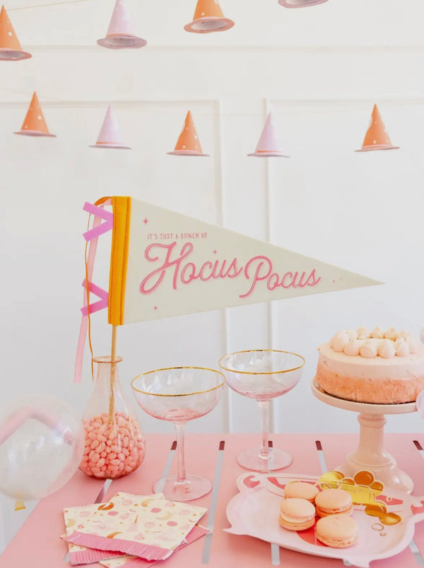 Best Witches Pink Hocus Pocus Felt Pennant