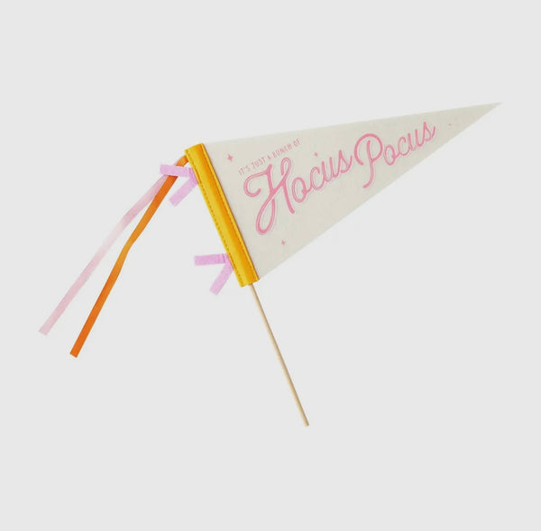 Best Witches Pink Hocus Pocus Felt Pennant