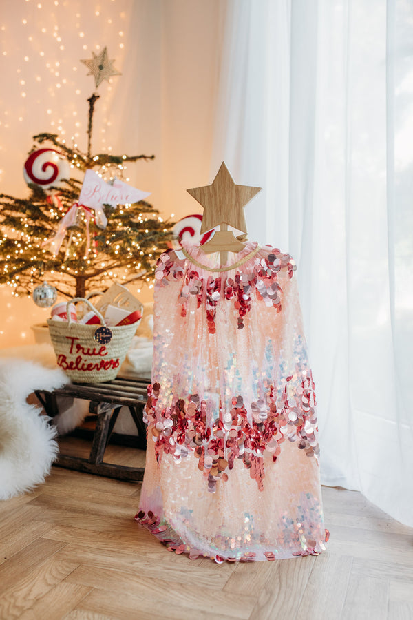 Pink Shimmer Magic Cape