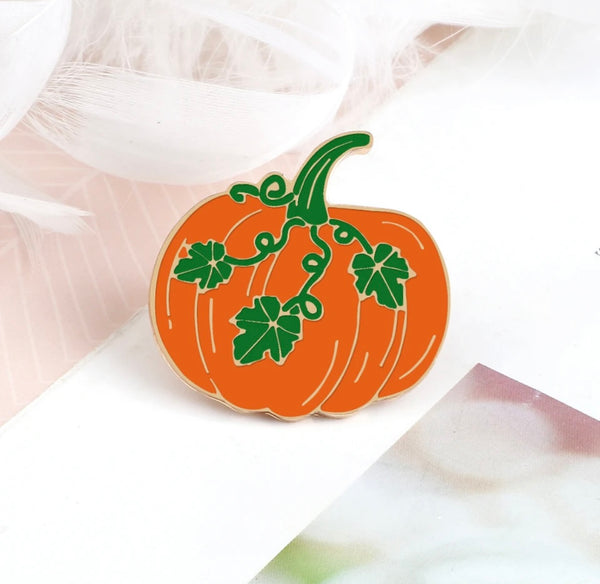 Pumpkin Enamel Pin