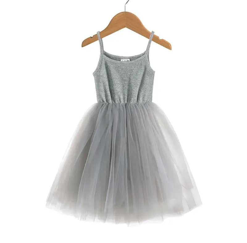 'Hocus' Grey Tulle Dress