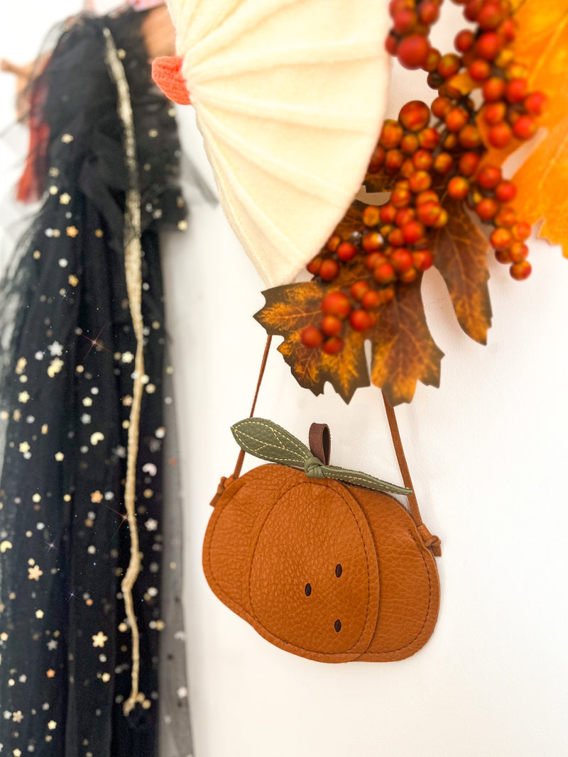 Pumpkin Crossbody Purse
