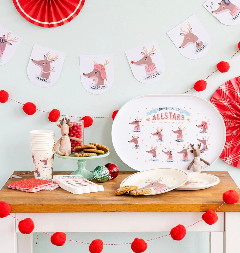 Dear Rudolph Reindeer Platter