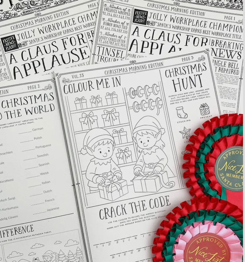 North Pole Chronicle Activity Booklet - Set of 2