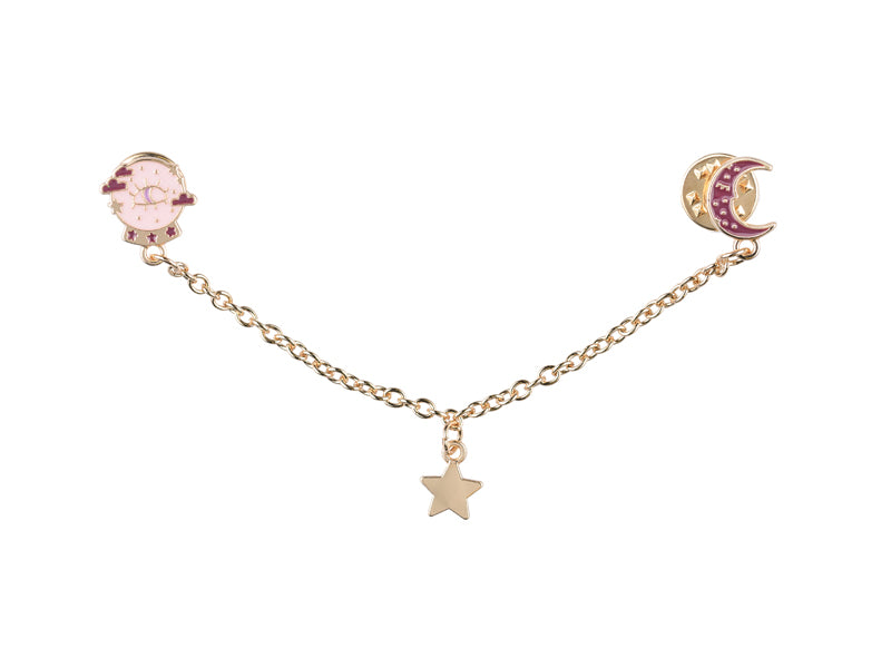 Collar Pin Crystal Ball