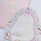 Easter Bunny Good Egg Certificate and Envelope Pink