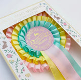 Good Egg Member Easter Rosette Badge Pastel Multi