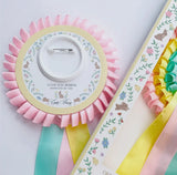Good Egg Member Easter Rosette Badge Pastel Multi