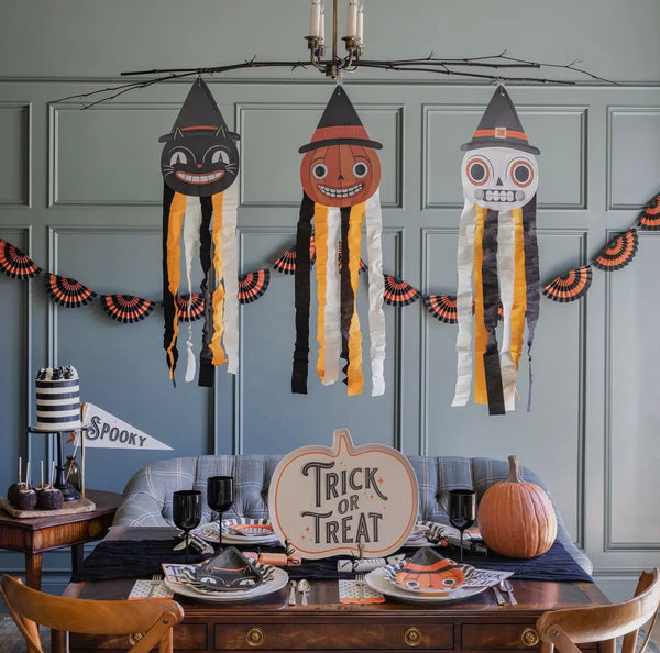 Trick or Treat Shaped Bamboo Tray
