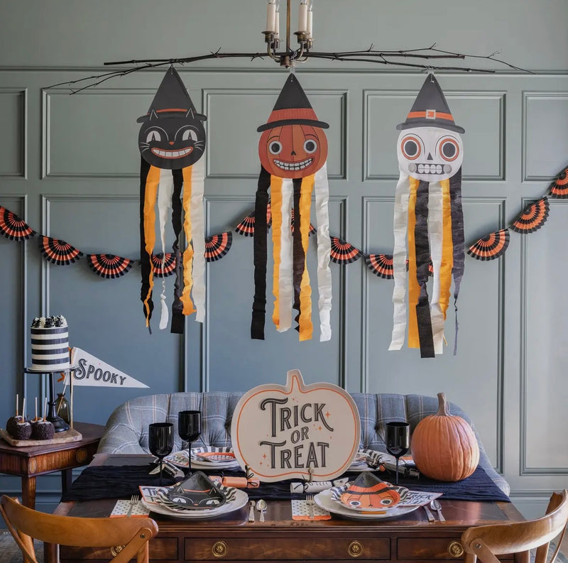 Trick or Treat Shaped Bamboo Tray