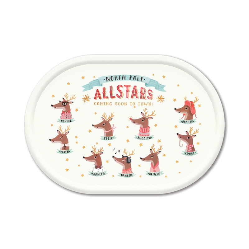 Dear Rudolph Reindeer Platter
