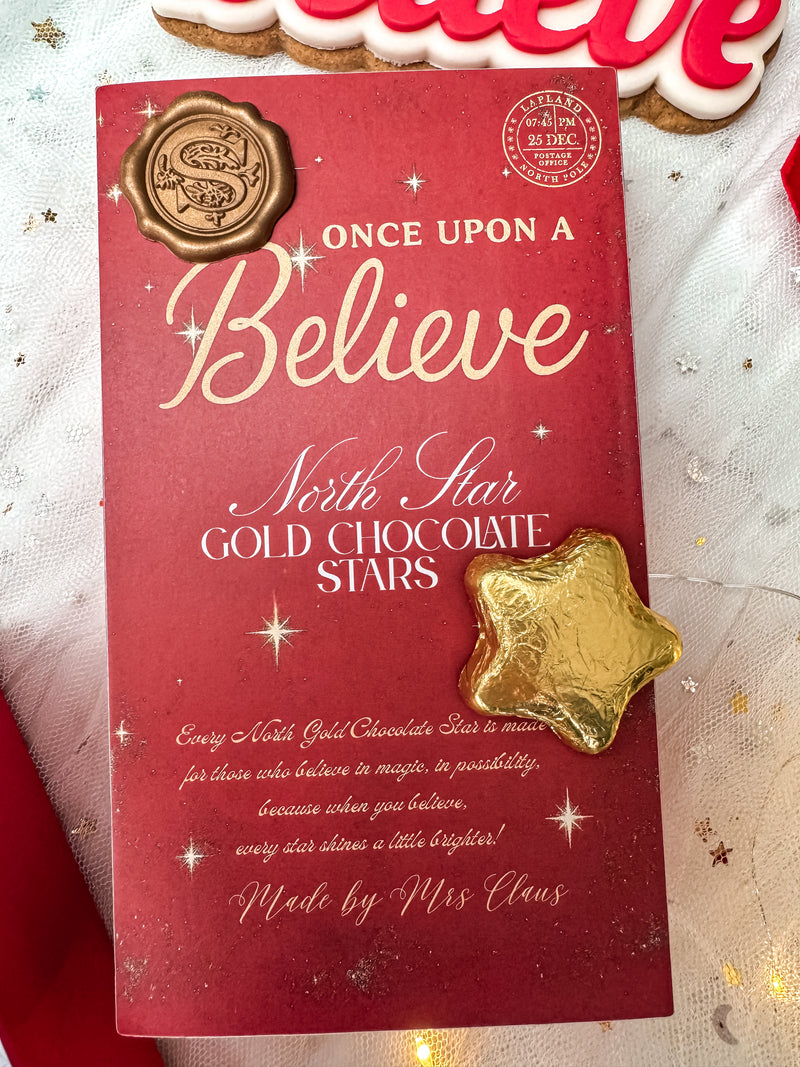 Once Upon A Believe Gold North Star Chocolates