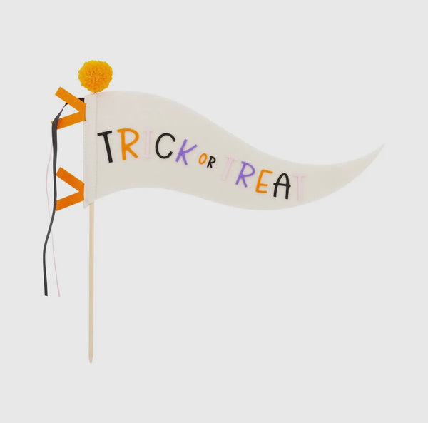 Trick or Treat Felt Pennant