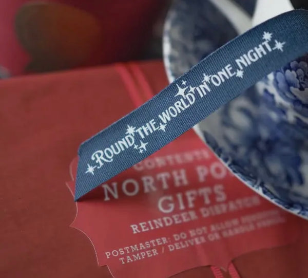 Round The World In One Night Christmas Ribbon