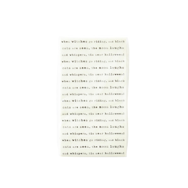Wednesday's Creepy Word Napkins