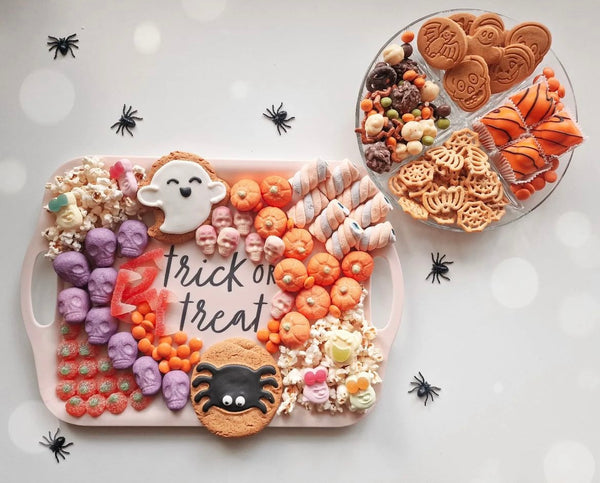 Trick or Treat Boo Bamboo Reusable Tray