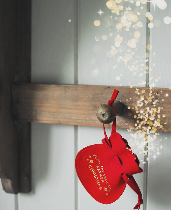 From the Desk of Father Christmas Velvet Pouch & Chocolate Coins