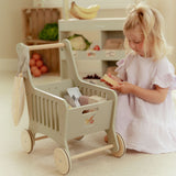 Wooden Shopping Cart