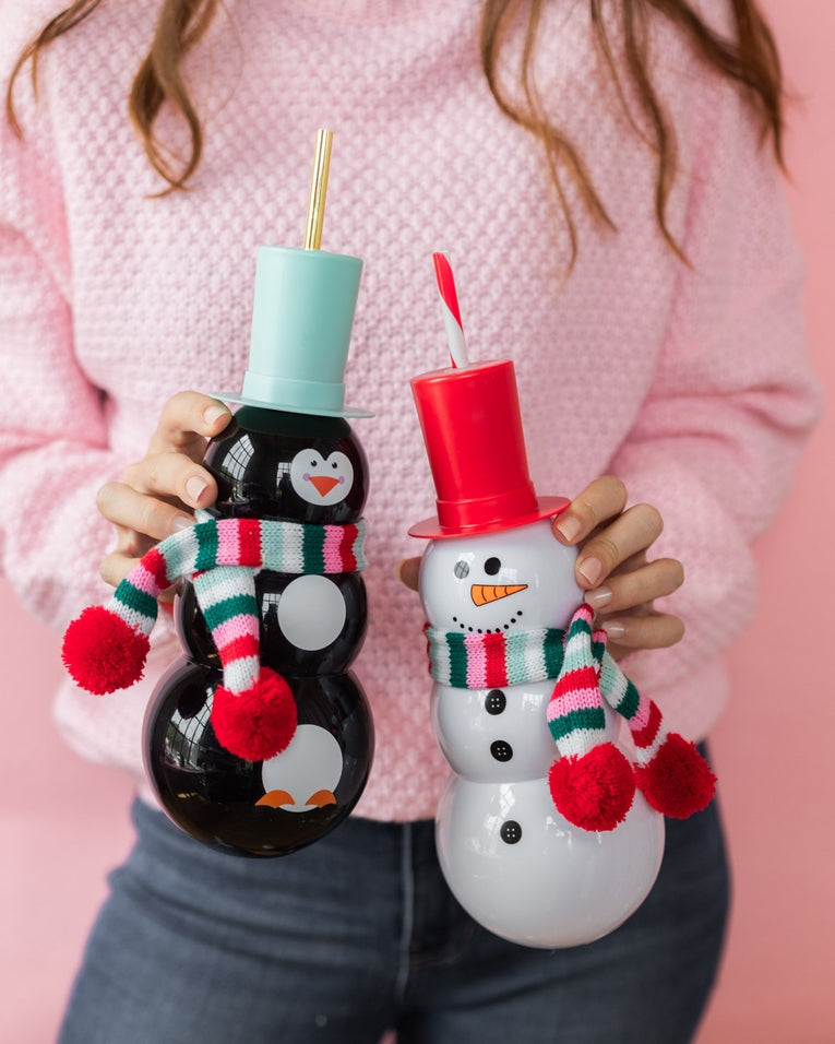 Snowman Novelty Sipper