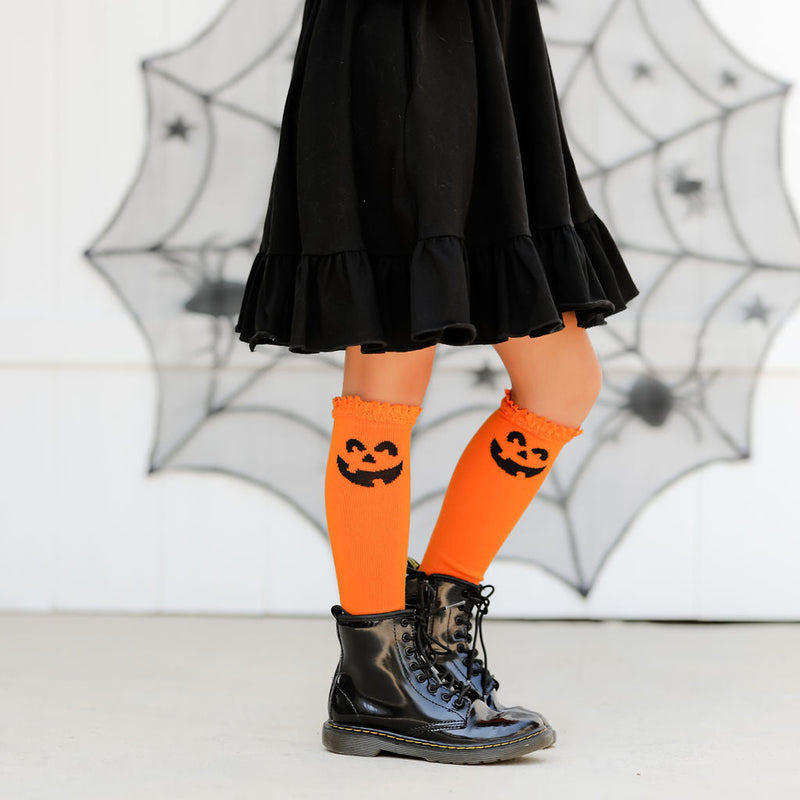 Trick or Treat Knee High Socks
