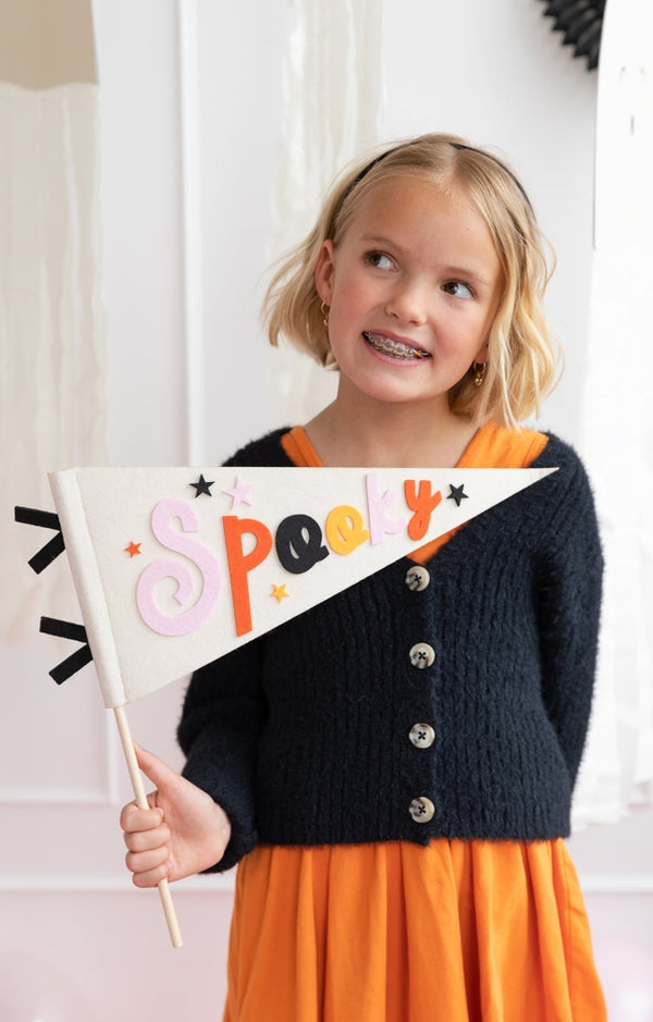 Spooky Cute Felt Pennant