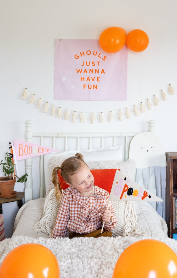 Spooky Cute Felt Pennant