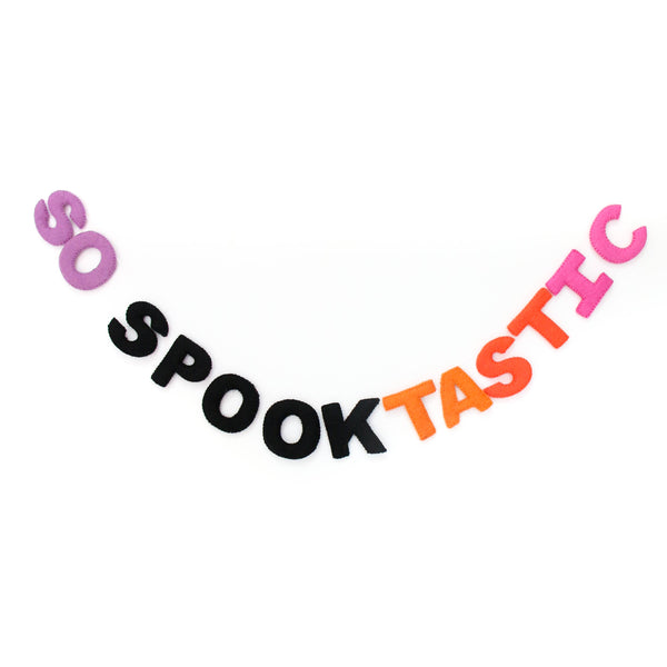 So Spooktastic Halloween Felt Garland