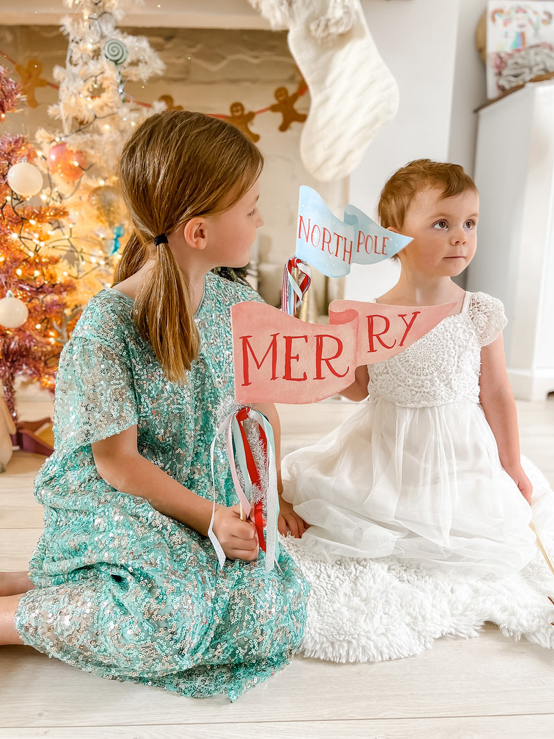 North Pole Party Pennant