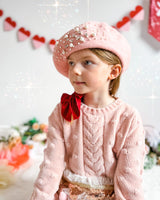Rhinestone & Pearl Beret