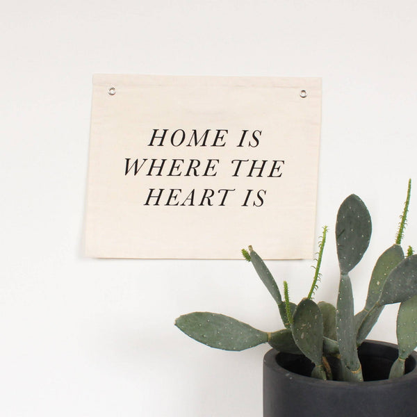 Home is where the heart is banner