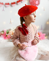Velvet Hand Tied Hair Bows