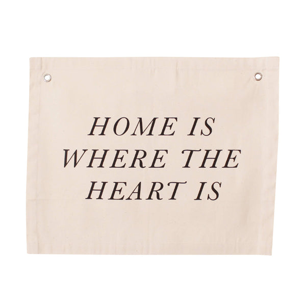 Home is where the heart is banner