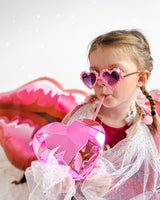 Pink Large Heart Tumbler