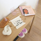 I love who you are hang sign