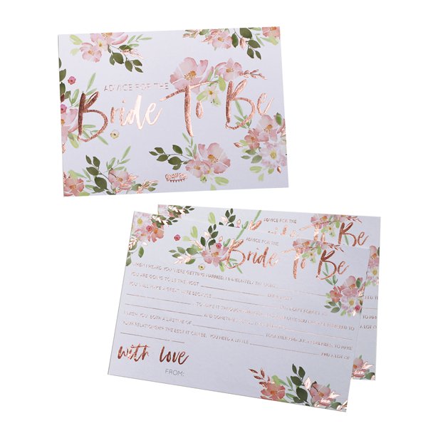 Bride to Be Advice Cards 10pk