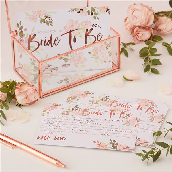 Bride to Be Advice Cards 10pk