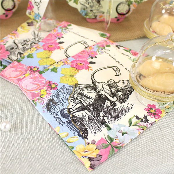 Alice in Wonderland Napkins 20pk