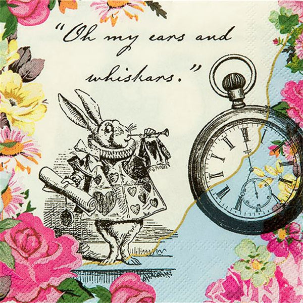 Alice in Wonderland Napkins 20pk