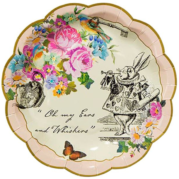Alice in Wonderland Paper Plates 12pk