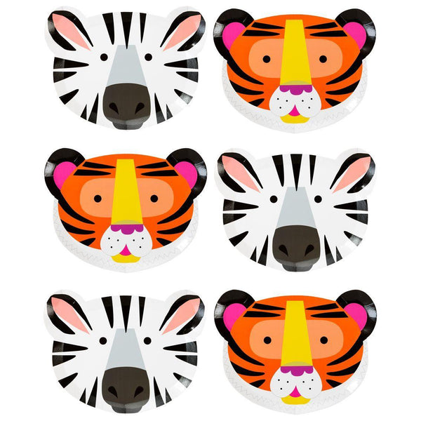 Bright Animals Shaped Plates