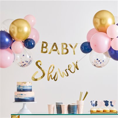 Baby Shower Balloon and Bunting Kit