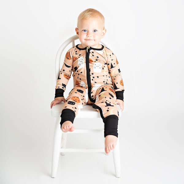 Trick or Treat Bamboo Baby Footie Pajamas