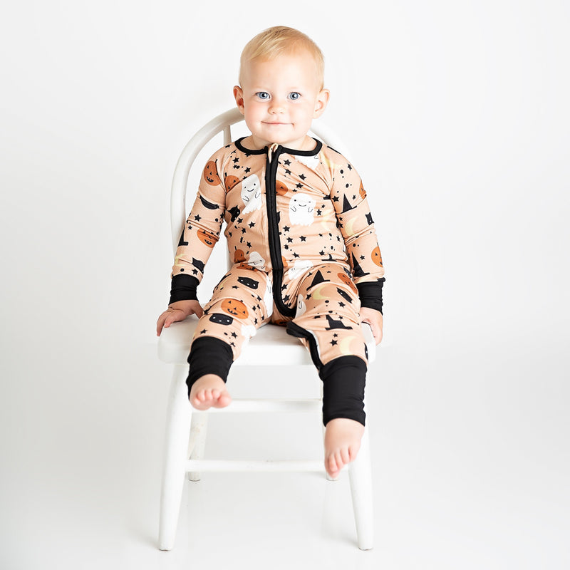Trick or Treat Bamboo Baby Footie Pajamas