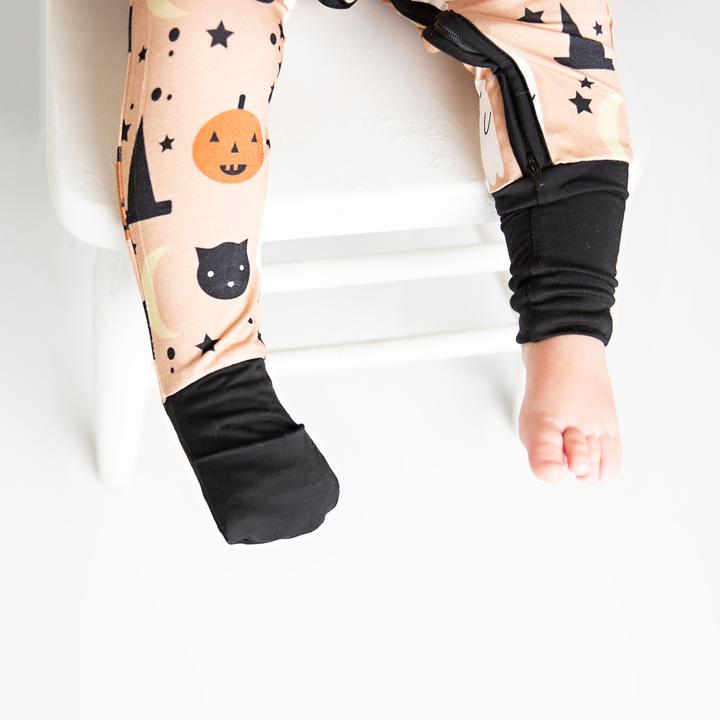 Trick or Treat Bamboo Baby Footie Pajamas