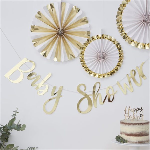 Oh Baby "Baby Shower" Letter Banner
