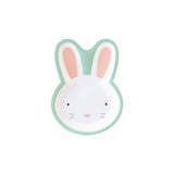 Blue Easter Bunny Shaped Plates