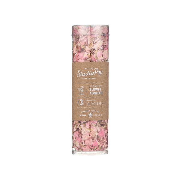 Blushing Flower Confetti Tube