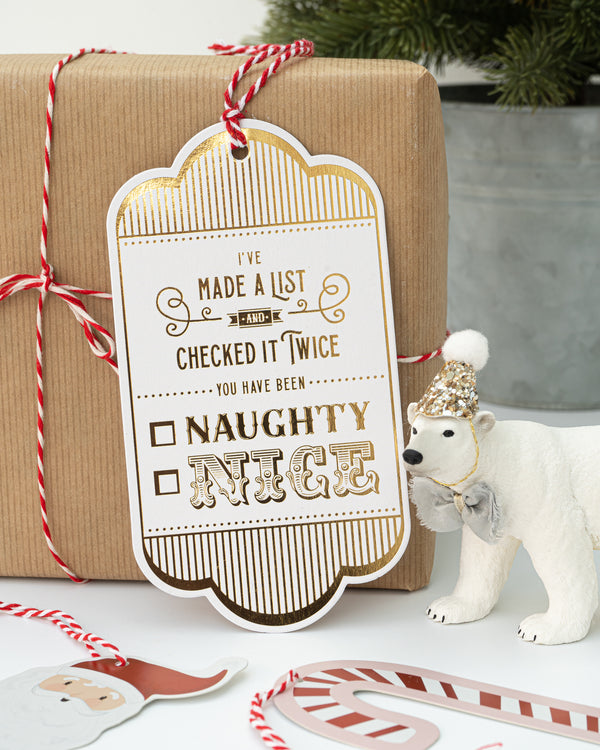 Check It Twice Over-Sized Gift Tags