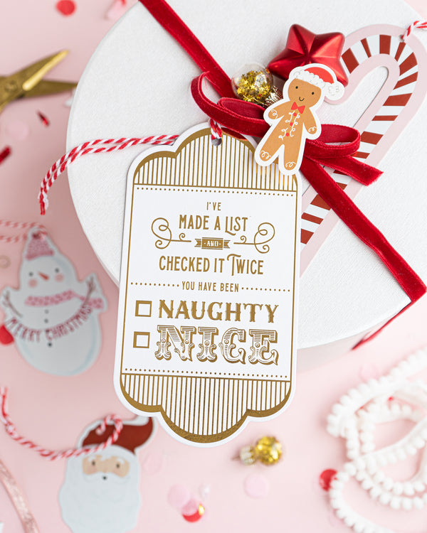 Check It Twice Over-Sized Gift Tags