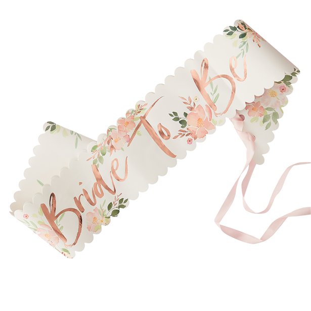 Floral Hen Party Bride to Be Sash